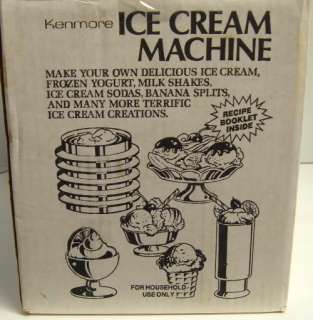   in Freezer Ice Cream Frozen Yogurt Machine No Salt / Ice Needed NIB