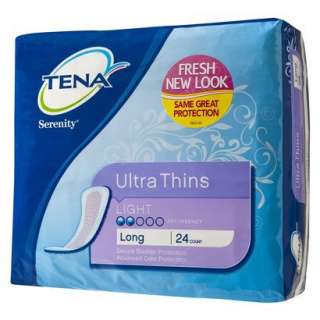 Tena Serenity Ultra Thins Long Pads   24 Count.Opens in a new window