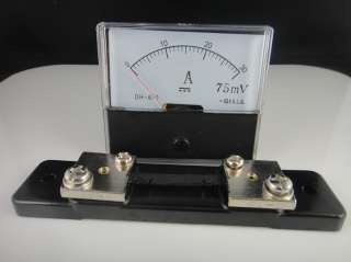 Analog Amp Panel Meter Current Ammeter DC 0 30A + Shunt  