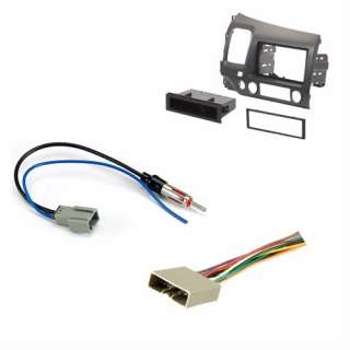 Honda Radio Stereo Install Dash Kit With Wire Harness 5  