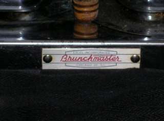 Vintage Twin Matic Waffle Iron Brunchmaster W 50 art deco CHICAGO USA 