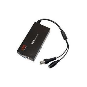  Video Converter, Composite BNC to VGA signal, support 
