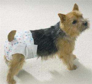   Disposable DOG male female pet Diapers Medium 13 22 lB 11 22 waist