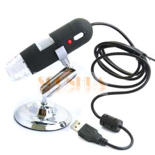 800X 2.0MP USB Digital Microscope Endoscope Camera With LED Light 