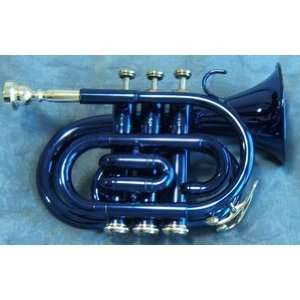  Jollysun Blue Pocket Trumpet/Cornet Musical Instruments