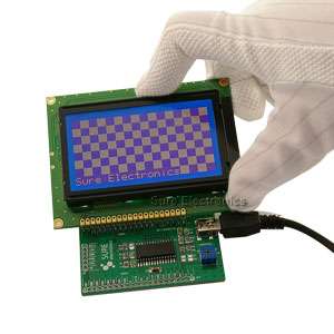   kit consists of a 128x64 dot matrix LCD and a tailored demo board