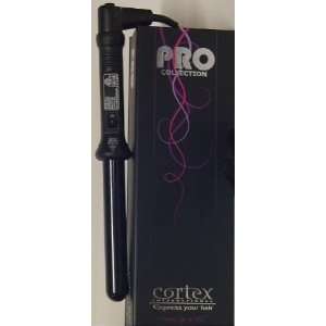 Cortex Internationals 1 1/2 inch Black Clipless Curling Iron with 