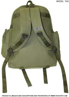 SCUBA Backpack Bag Dive/Diving/Diver Gear w/Patch 15G  