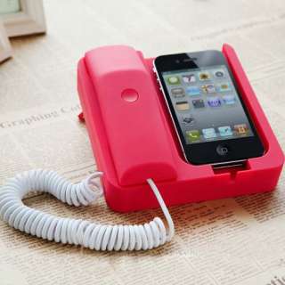 Docking Station for Apple iPhone 3GS 3G 4G Fixed Line Phone Design 