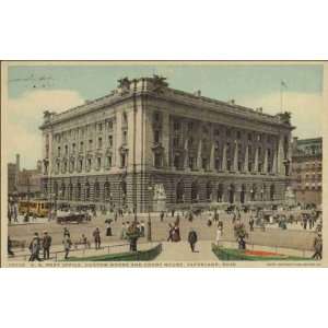  Reprint U.S. Post Office, Custom House and Court House 