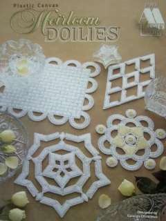 HEIRLOOM DOILIES, Plastic Canvas Pattern Book 8 DESIGNS  