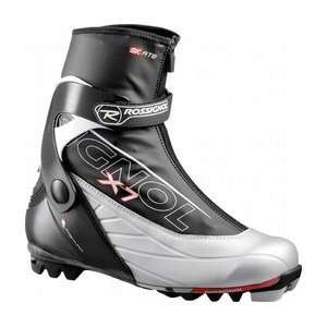 Rossignol X7 Skate Cross Country Ski Boots Black/Silver 