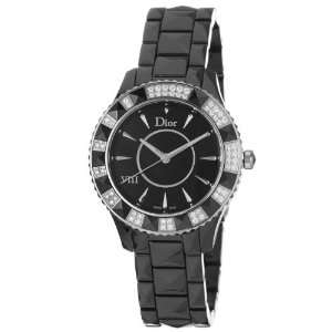   VIII Black Face Crystal and Diamond Watch Christian Dior Watches