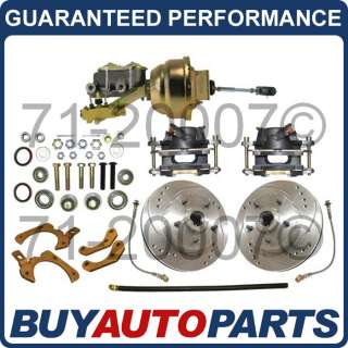 55 56 57 58 CHEVY COMPLETE FRONT DISC BRAKE KIT NEW  