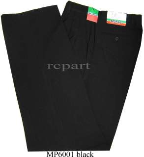 Black Polyester Mens Dress Pants Slacks waist 38  
