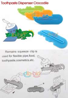 New Toothpaste Tube Squeezer Easy Dispenser Crocodile  