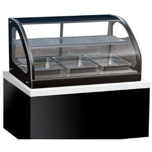 Vollrath 40846 Deli Case Heated Curved Glass Front 2 Shelves 48 Wide x 