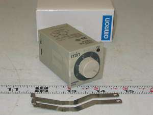 New Omron 5 Minute Timer 100/110/120VAC H3G 8A  