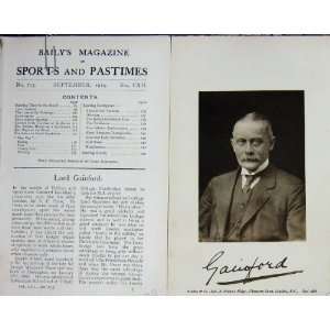  1919 Antique Portrait Lord Joseph Albert Gainford