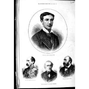  1875 ALFONSO XII KING SPAIN MILWARD ATTWOOD ROLLIN