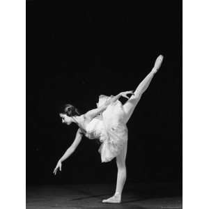  Ballerina Alicia Alonso in Arabesque Position Stretched 