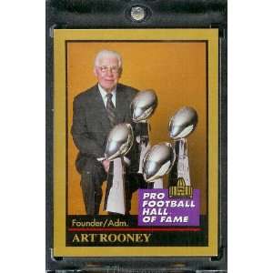  1991 ENOR Art Rooney Football Hall of Fame Card #122 