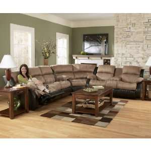     Cocoa Reclining Sectional Living Room Set by Ashley Furniture