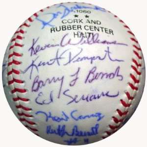 Barry Bonds Autographed Baseball   Arizona Sun Devils Team PSA DNA