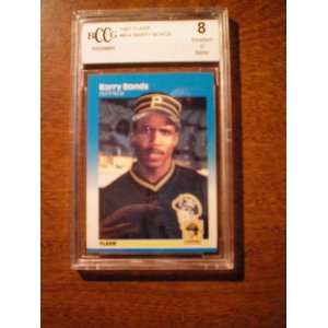 Barry Bonds 1987 Fleer #604 RC BCCG 8