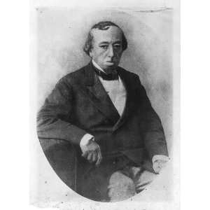 Photo Benjamin Disraeli, three quarter length, seated, facing right 