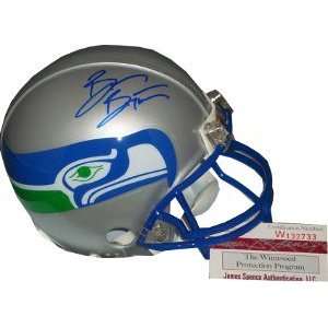  Brian Bosworth signed Seattle Seahawks Replica Mini Helmet 