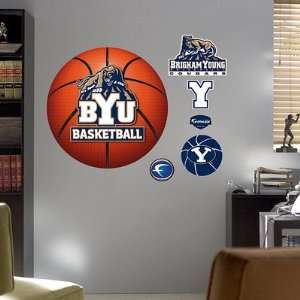 Brigham Young University Cougars Basketball Logo Fathead NIB