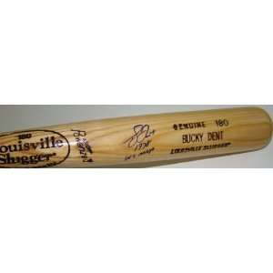 Bucky Dent SIGNED L.SLUGGER Game Bat Yankees