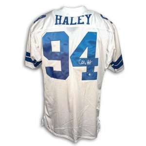 Charles Haley Autographed/Hand Signed Custom Throwback White Jersey