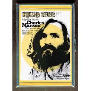  KL CHARLES MANSON 1970 ROLLING STONE ID CREDIT CARD WALLET 