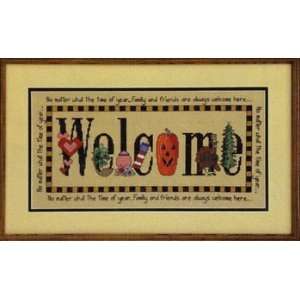 Welcome Almanac   Cross Stitch Kit Arts, Crafts & Sewing