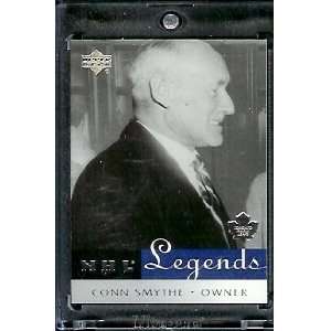 2001 /02 Upper Deck NHL Legends Hockey # 63 Conn Smythe (Owner) Maple 