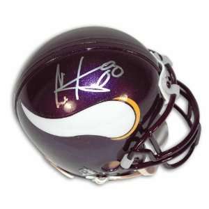 Cris Carter Autographed Minnesota Vikings Mini Helmet