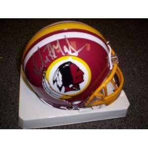 Dexter Manley Signed Mini Helmet   Replica   Autographed NFL Mini 