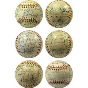  SPECIAL 1940s Hall of Fame Autographed Baseball (PSA/DNA 