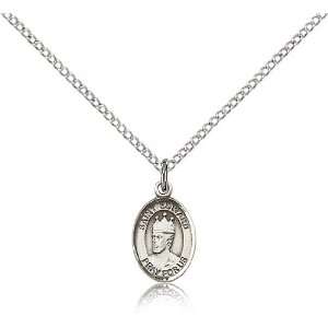  .925 Sterling Silver St. Saint Edward the Confessor Medal 