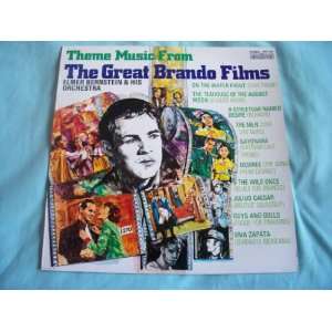 ELMER BERNSTEIN Theme Music Great Brando Films UK LP Elmer Bernstein 