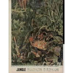 JUNGLE In Jungle painted by Captain George Harding, USMC, A U.S 