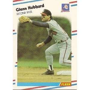  1988 Fleer #542 Glenn Hubbard