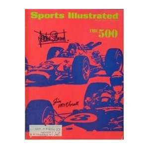 Jackie Stewart & Jim McElreath autographed Sports Illustrated Magazine 