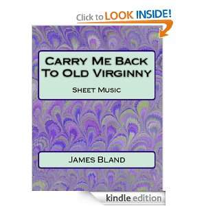   To Old Virginny   Sheet Music James Bland  Kindle Store