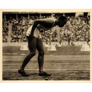  1936 Olympics Jesse Owens Long Jump Black American Gold 