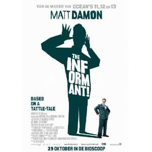  The Informant (2009) 27 x 40 Movie Poster Dutch Style A 
