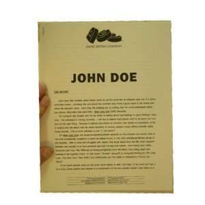 John Doe X Press Kit Information The History