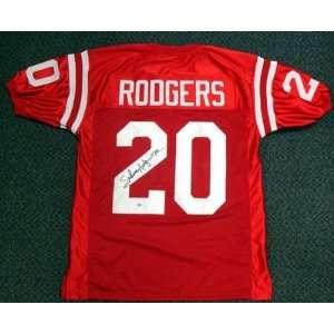  Johnny Rodgers Autographed/Hand Signed Nebraska Jersey PSA 
